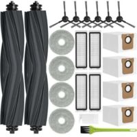 BARKBUSTERS L20 Ultra Accessoires pour Dreame L20 Ultra Complete / L20 Ultra Aspirateur Kit Pièces de Rechange, 4 Sacs à Poussière, 4 Chiffon Serpillières, 2 Brosse Principale, 4 Filtre, 6 Brosse Laté