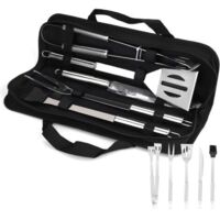 Outils de barbecue, ensemble de barbecue en acier inoxydable, accessoires de barbecue, outils de barbecue, accessoires de barbecue pour jardin