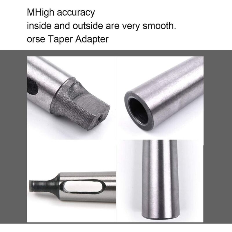 Manchon Perçage Cône Morse Adaptateur De Réduction Morse MT2-MT2 - Guide- mèche En Acier Rapide Pour Tour Et Fraisage Adaptateur MT2-MT2 Tour Fraisage Acier Rapide