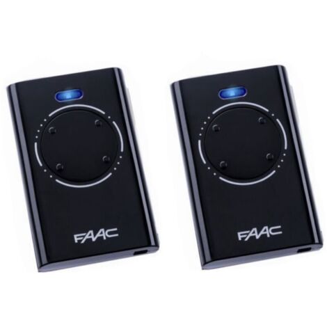Télécommande FAAC XT4 868 SLH NOIR Pack de 2 - Noir (1/5)