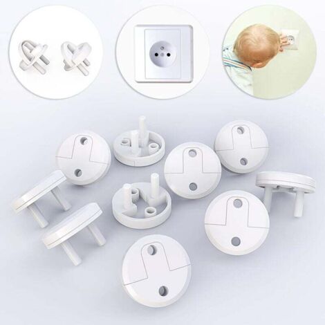 20pcs Caches Prises Franaises Cache Prise Bébé Amovible [ Sans Clef Ni Adhésif ] Nouvelle Génération Originale Sécurité Domestique Et Puériculture Pour Protection Prise