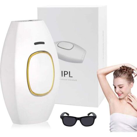 Appareil d\'épilation à lumière pulsée (IPL) pour une épilation définitive au laser. 5 niveaux d\'énergie et 2 modes d\'utilisation. Convient aux femmes et convient aux aisselles, aux jambes et au cor