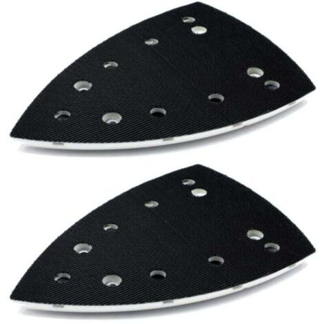 Lot de 2 plaques de ponçage 100 x 150 mm – Compatible Festool DS 400, DTS 400, DTSC 400 – Remplacement 493723 – Pour ponçage zones carrées - SSH-STF-Delta100