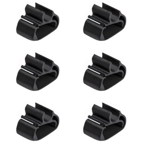 Lot de 6 Clips de Serrage pour Peugeot 3008, 5008 & Citroën C5, DS7 - Colliers de Fixation Robustes pour Bras Essuie Glace Avant - Attache Balai Durite Accessoire Tuyau Lave Entretien Rechange
