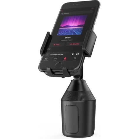 Support Universel pour téléphone Portable de Voiture Support pour Porte-gobelet pour Smartphone, Convient à Tous Les Smartphones d'une Taille comprise Entre 5,5 et 10 cm