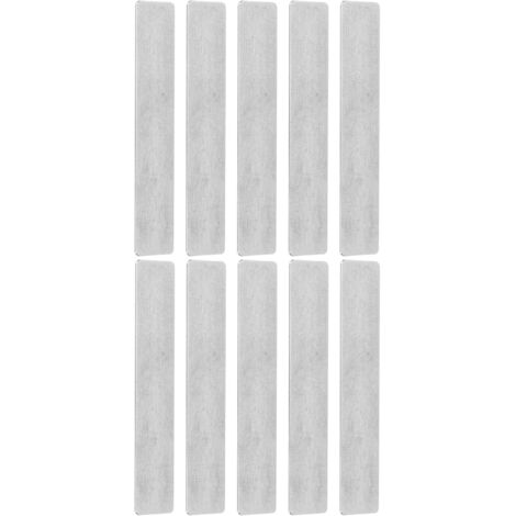 Plaque de soupape rectangulaire 10 pièces – Fonte résistante à la chaleur et à la corrosion – Pour compresseurs d'air 51 mm 0,75-1,5 kW