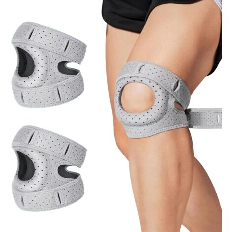 Genouillères, Genouillère Ortho, Réglable Genouillères Ortho Rotule, 1 Paire, pour Les Coureurs,Tennis, Arthrite Rotule