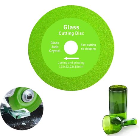 Disque diamant pour meuleuse 125 x 22,23 mm – Coupe précise pour verre, céramique, granit – Épaisseur 1 mm – Compatible meuleuses modèle 100 (1/5)