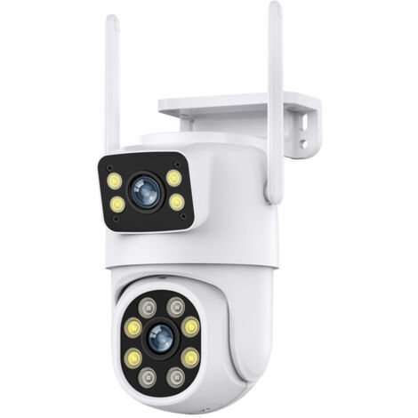 Caméra de surveillance extérieure 2.5K – Vision nocturne couleur – Détection humaine intelligente – Audio bidirectionnel – Étanchéité IP66 (1/5)