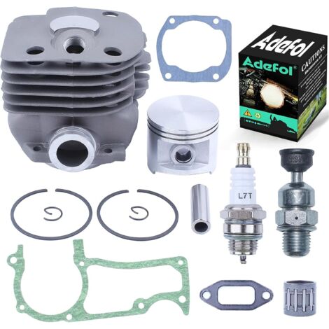 Ensemble cylindre-piston 50 mm – Compatible tronçonneuses Jonsered CS 2171 2163 2165 2063 2065 2071 – Kit complet avec bougie et joints (1/4)