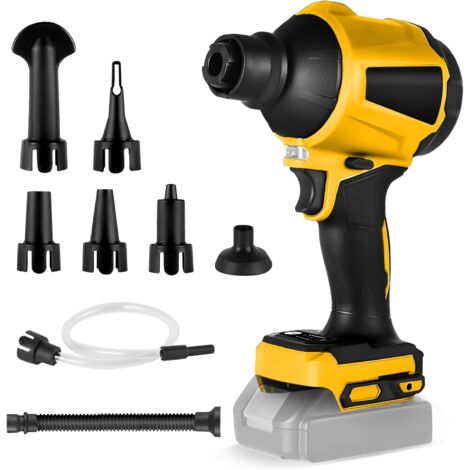 Souffleur à batterie 20 V – Débit d'air 150 CFM – Vitesse jusqu'à 120 MPH – Poids léger 0,9 kg – Compatible batteries Dewalt 20 V