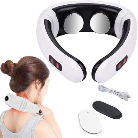 Masseur électrique de Cou/Nuque, dos - Style Acupuncture - Soulagement et Détente Profonde grace à l\'électrostimulation - Plusieurs mode de massage