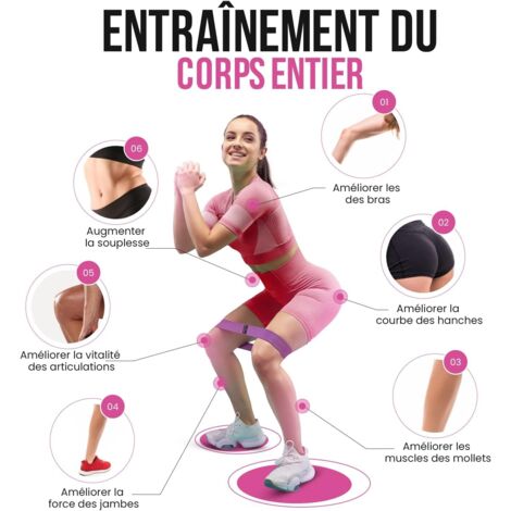 Lot De 3 Niveaux De Résistance - Antidérapant Avec Sac