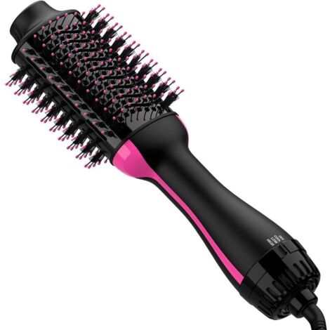 Brosse soufflante 3 en 1 – Technologie céramique et ionique – 3 réglages de chaleur – Pour cheveux lisses et brillants