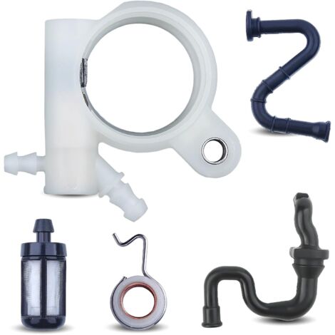 LinDuxe Kit de pompe à huile MS251 pour tronçonneuse Stihl MS251 MS231 MS231C MS251C Pompe à huile + engrenage à vis sans fin + filtre à carburant + tuyau d\'huile + tuyau de carburant Pièces de recha (1/4)
