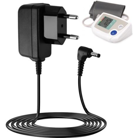 Chargeur 6 V pour tensiomètre Omron, adaptateur secteur CA pour tensiomètres Omron séries M7, M500, M700, M3, M5, câble de recharge de rechange 1,4 m compatible avec les séries M2, M6, M8, M9, X3, X4,