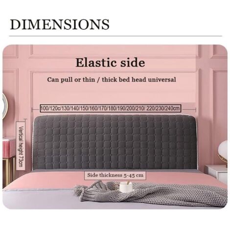 Housse De Tete De Lit, Extensible Housse Tête De Lit De Protection Anti Poussiere Couverture De Tete De Lit Pour Chambre De Chevet Protecteurs Decoratifs Gris Clair 120 140cm 85020025 Housse De Tete De Lit, Extensible Housse Tête De Lit De Protection Anti Poussiere Couverture De Tete De Lit Pour Chambre De Chevet Protecteurs Decoratifs Gris Clair 120 140cm 85020025