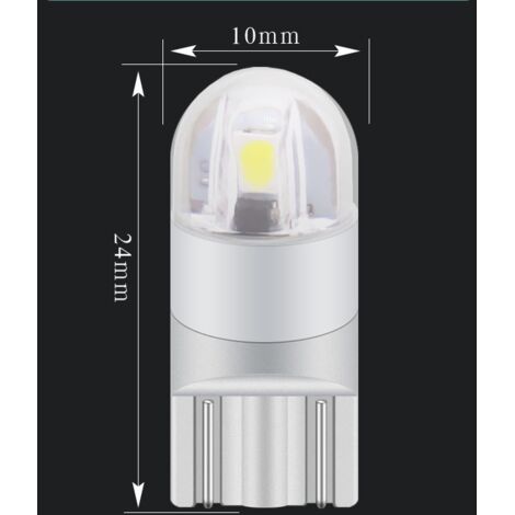 Ampoule LED Ruiandsion E10 - 10-30V - Blanc Froid 6000K - Pour Lampe Torche, Vélo