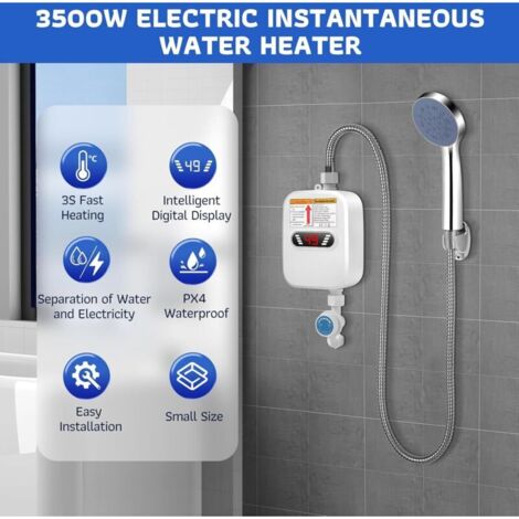 Tankless Electric Water Heater, Electric Instant Water Heater with ...