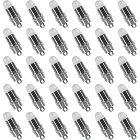 30PCS LED Ballons Lampes Lumineuses Blanc froid pour Lanterne Papier Décoration Mariage, Fête [Classe énergétique A+] (1/5)