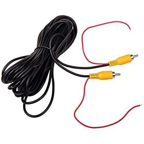 10M 32FT vidéo cable rallonge rca jack câble prise phono connecteur plug pour recul voiture fil de détection rouge