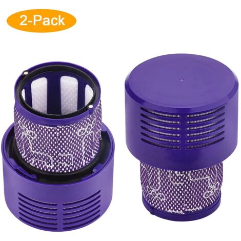 2 pièces de rechange filtre pour aspirateur Dyson V10 SV12, accessoires de filtre lavable pour aspirateur robot Dyson V10 Cyclone Absolute / Animal / Total Clean / Motorhead, DY-969082-01 (1/5)