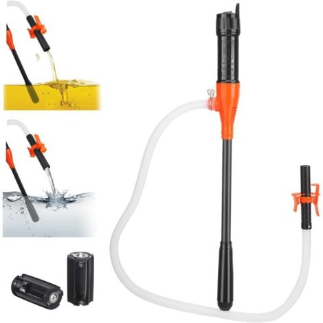 Applicable 2.6 Pompe de transfert de carburant électrique GPM, pompe de transfert de liquide, pompe à siphon à batterie, pompe d\'aspiration automatique portable, essence et gaz (1/5)
