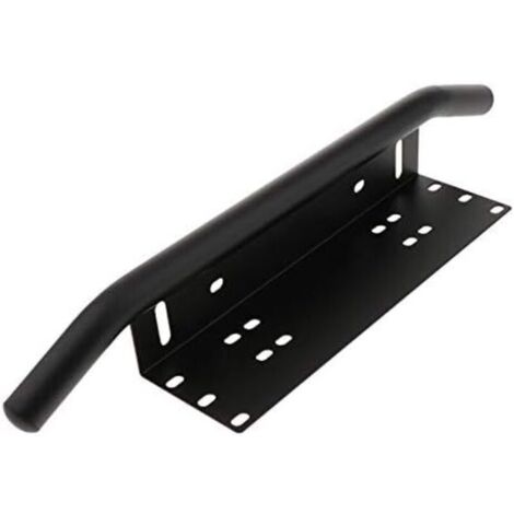 23 pouces Support de plaque d\'immatriculation voiture, Noir Aluminium Support de barre d\'éclairage led, feux de travaille support de Fixation de Plaque D\'immatriculation pour Offroad SUV 4x4