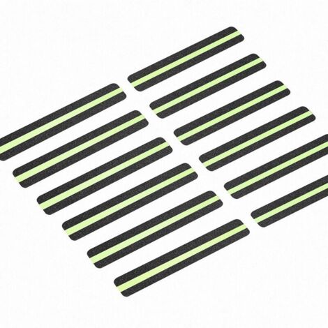 Bande antidérapante, 10 bandes antidérapantes prédécoupées pour une utilisation en extérieur, 8 bandes de sécurité antidérapantes, adaptées aux escaliers, échelles ou autres zones de sécurité.