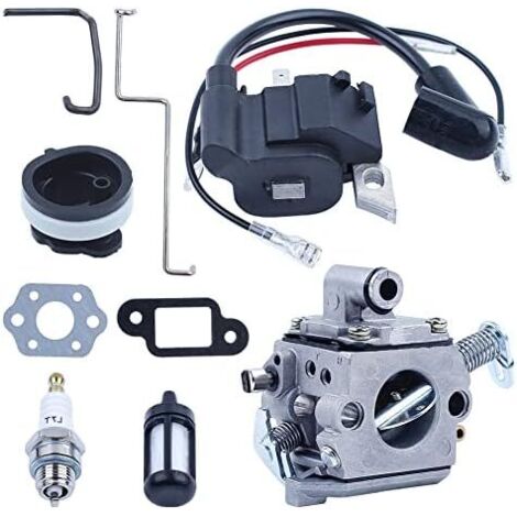 Kit de bobine d\'allumage pour tronçonneuses Stihl 017 018 MS170 MS180 – Large compatibilité – Remplacement Zama C1Q S57B (1/5)