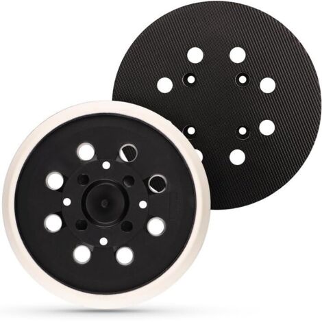 Lot de 2 disques de ponçage 125 mm – 8 trous pour aspiration – Compatible Bosch PEX 300 AE et 400 AE – Haute résistance aux températures - PEX 400 AE (1/5)