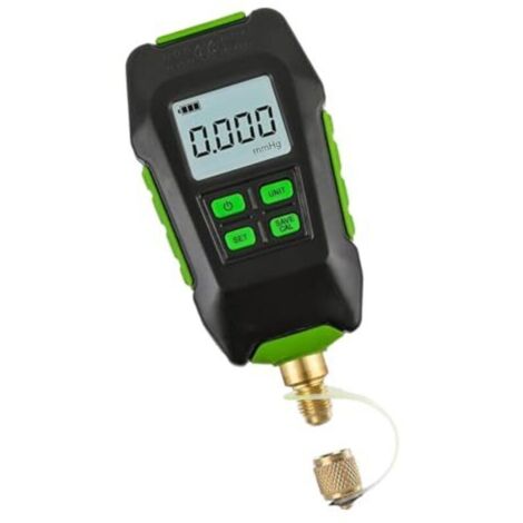 Applicable Vacuomètre Numérique, Manomètre HVAC, Testeur de Pression Rechargeable sans Fil, Indice IP54, Interface 1/16 Pouces 20UNF pour les Tests