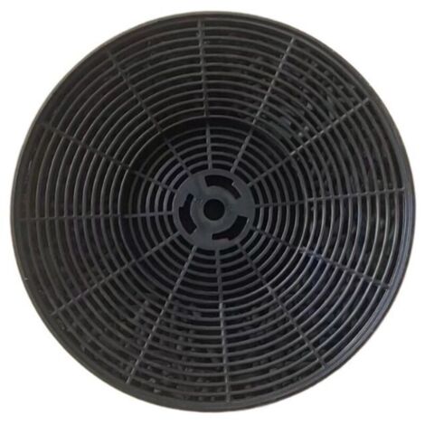 Filtre à charbon actif (2 pcs.) pour hottes aspirantes adapté à Elica CFC0038668  IKEA NYTTIG FIL 440  Bauknecht 482000009691  Ø175mm