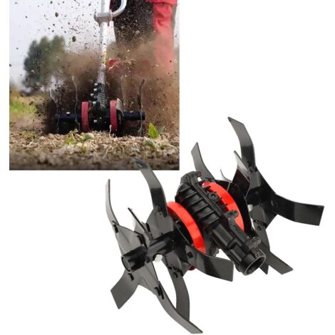 Roue de désherbage pour tondeuse – Accessoire universel en métal 26mm avec 9 dents – Haute performance pour terrains difficiles