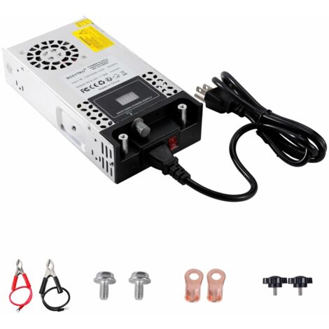 Alimentation à découpage 0-12V 50A 600W – Transformateur 220V-12V pour bande LED, CCTV, radio, caméra – Protection contre surcharges