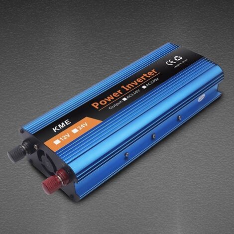 Onduleur 2000W DC 12V à AC 220V – Puissance de pointe 6000W – Affichage LED – Protection contre surcharges et surchauffe - 2000W-DC