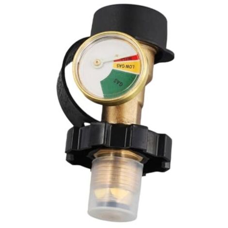 Applicable Indicateur de Niveau de Jauge de Pression de Gaz Haut et Bas, Cylindre de Bouteille de Propane GPL Pol, Adaptateur de Réservoir de Gaz Extérieur