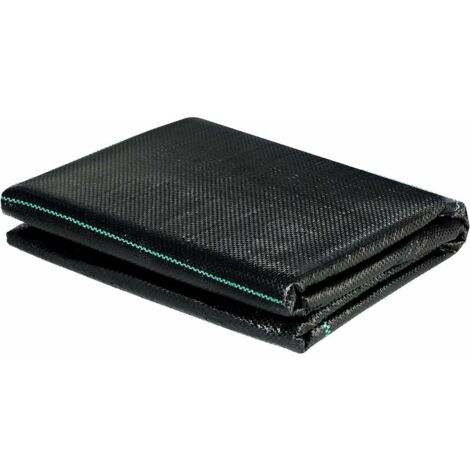 Toiles de Paillage 1m x 10m, Geotextile, Toile Anti Mauvaises Herbes Jardin, Bache Noire Agricole, Barriere Anti Racine, Contre Les Mauvaises Herbes, Tissu Perméable à l'eau,Anti-UV