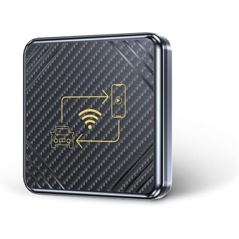 Applicable Adaptateur CarPlay sans Fil pour Apple iPhone et Téléphones Android, Android Auto sans Fil Car Play Voiture avec Câble d'Extension Auto Plug & Play, Faible Latence (1/5)