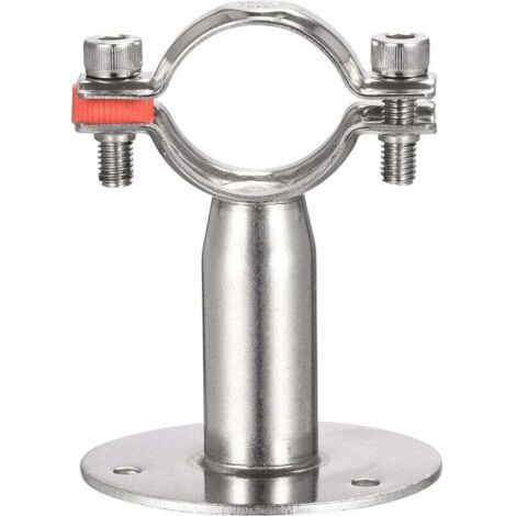 Collier de serrage réglable en acier inoxydable 304 – Pour tuyaux de 38 à 40 mm – Montage plafond – Résistant à la corrosion