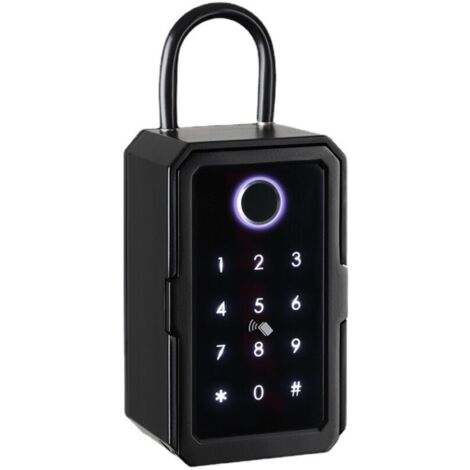 Boîte à clés connectée SAF-150.app avec lecteur d’empreinte et transpondeurs
