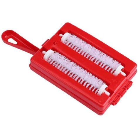 1pc Sweeper Tapis Handheld Double Brosse Crumb Dirt Nettoyant Pinceau Collecteur pour Débris Sofa Pet Brosse à Couleur Aléatoire-Fei Yu (1/4)