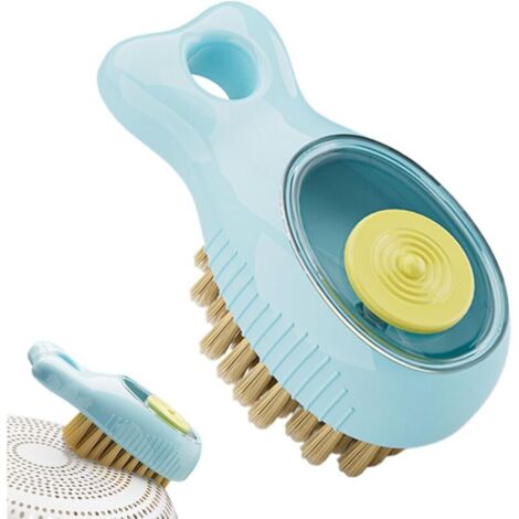 Brosse de cuisine, outil de nettoyage en profondeur, brosse de cuisine avec trou pour savon, pour grilles de barbecue, gril d\'intérieur, four, poêles, filtre, hotte aspirante, cuisinière, camping (1/5)