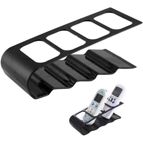 Support De Rangement Pour Télécommande,Organisateur De Bureau Avec Support De Rangement Pour Télécommande 4 Compartiments Pour Télé, Dvd Et Télécommandes Blu-Ray(Noir)-Fei Yu (1/5)