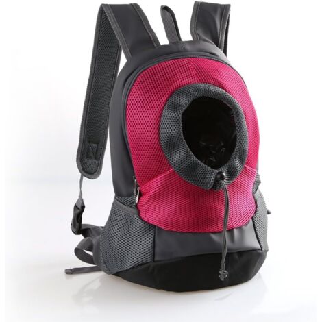 Sac à Dos Respirant Confortable pour Animaux de Compagnie pour Faire du vélo, Faire de la randonnée, Voyager, Faire du Shopping (L Size, Rose)-Fei Yu (1/5)