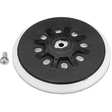 150 mm (6 pouces) Plateau de ponçage 8 trous compatible avec les ponceuses orbitales Bos-ch Festool ETS 150, ETS EC 150, LEX 150, WTS 150/7 498987 (souple),pour Ponceuse Excentrique (1/5)