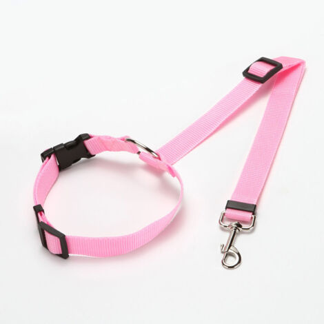 Nouvelle ceinture de sécurité réglable pour chien et chat, ceinture de voyage avec clip, collier de sécurité pour voiture (1/4)