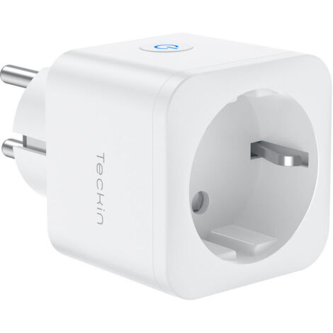 Fei Yu – Prise connectée WiFi 16A – Compatible Alexa, Google Home, Siri – Commande vocale, contrôle à distance, minuterie – 3680W – Tension AC 100-240V (1/5)