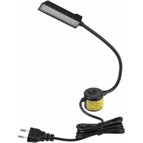 LaBlanc - Lampe LED pour Machine à Coudre, Lampe à 30 LED avec Interrupteur de Base de Montage Magnétique pour Machine à Coudre, LED Lumière de Travail(110-250V) (1/7)