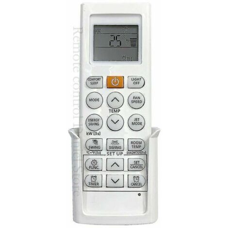 Télécommande de remplacement AKB75215401 pour climatiseur LG – Compatible AKB74955605 et AKB74955617 – 3 canaux – Mode refroidissement et chauffage (1/3)